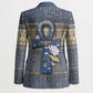 Ankh Egypt Blazer Egyptian Lotus Flowers