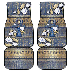 Ankh Egypt Car Mats Egyptian Lotus Flowers