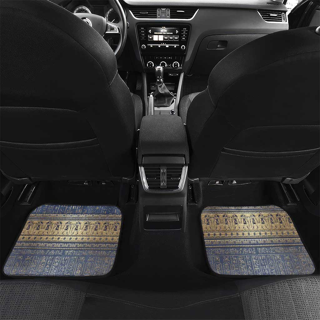 Ankh Egypt Car Mats Egyptian Lotus Flowers