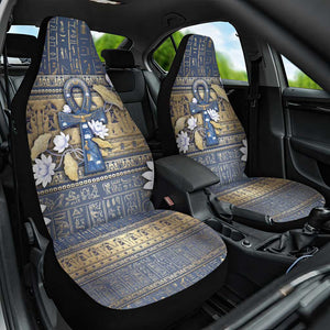 Ankh Egypt Car Seat Cover Egyptian Lotus Flowers
