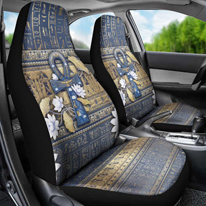 Ankh Egypt Car Seat Cover Egyptian Lotus Flowers