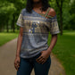 Ankh Egypt Cross Shoulder Shirt Egyptian Lotus Flowers