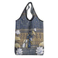 Ankh Egypt Grocery Bag Egyptian Lotus Flowers