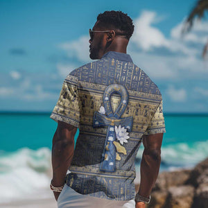 Ankh Egypt Hawaiian Shirt Egyptian Lotus Flowers