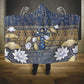 Ankh Egypt Hooded Blanket Egyptian Lotus Flowers