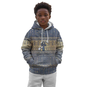 Ankh Egypt Kid Hoodie Egyptian Lotus Flowers