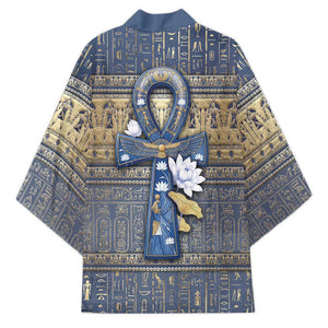 Ankh Egypt Kimono Egyptian Lotus Flowers