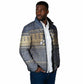 Ankh Egypt Padded Jacket Egyptian Lotus Flowers
