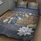 Ankh Egypt Quilt Bed Set Egyptian Lotus Flowers