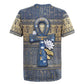 Ankh Egypt Rugby Jersey Egyptian Lotus Flowers