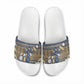 Ankh Egypt Slide Sandals Egyptian Lotus Flowers