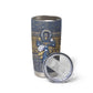 Ankh Egypt Tumbler Cup Egyptian Lotus Flowers