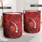 Tunisia Football Laundry Basket Eagle Cracked Texture Athletic