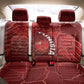 Tunisia Football Back Car Seat Cover Eagle Cracked Texture Athletic