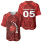 Custom Tunisia Football Baseball Jersey Eagle Cracked Texture Athletic