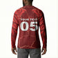 Custom Tunisia Football Button Sweatshirt Eagle Cracked Texture Athletic
