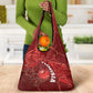 Tunisia Football Grocery Bag Eagle Cracked Texture Athletic