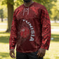 Custom Tunisia Football Hockey Jersey Eagle Cracked Texture Athletic