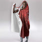 Tunisia Football Hooded Blanket Eagle Cracked Texture Athletic