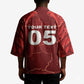 Custom Tunisia Football Kimono Eagle Cracked Texture Athletic