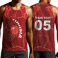 Custom Tunisia Football Men Tank Top Eagle Cracked Texture Athletic
