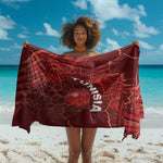 Tunisia Football Sarong Eagle Cracked Texture Athletic