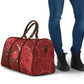Tunisia Football Travel Bag Eagle Cracked Texture Athletic