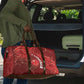 Tunisia Football Travel Bag Eagle Cracked Texture Athletic