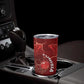 Custom Tunisia Football Tumbler Cup Eagle Cracked Texture Athletic