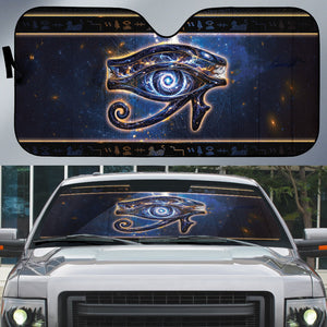 Egypt Eye Of Ra Auto Sun Shade Galaxy Zodiac Universe