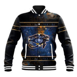 Egypt Eye Of Ra Baseball Jacket Galaxy Zodiac Universe