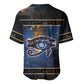 Egypt Eye Of Ra Baseball Jersey Galaxy Zodiac Universe
