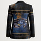 Egypt Eye Of Ra Blazer Galaxy Zodiac Universe
