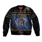 Egypt Eye Of Ra Bomber Jacket Galaxy Zodiac Universe