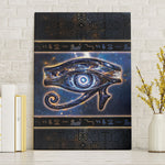Egypt Eye Of Ra Canvas Wall Art Galaxy Zodiac Universe