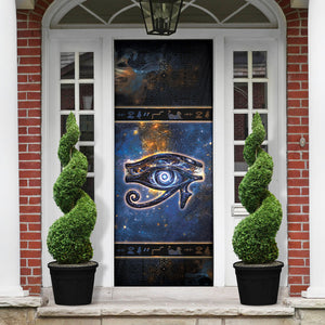 Egypt Eye Of Ra Door Cover Galaxy Zodiac Universe