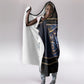 Egypt Eye Of Ra Hooded Blanket Galaxy Zodiac Universe
