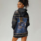 Egypt Eye Of Ra Hoodie Dress Galaxy Zodiac Universe