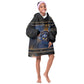 Egypt Eye Of Ra Kid Wearable Blanket Hoodie Galaxy Zodiac Universe