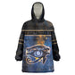 Egypt Eye Of Ra Kid Wearable Blanket Hoodie Galaxy Zodiac Universe