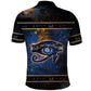 Egypt Eye Of Ra Polo Shirt Galaxy Zodiac Universe