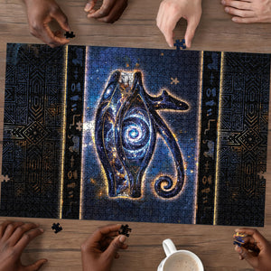 Egypt Eye Of Ra Puzzle Galaxy Zodiac Universe