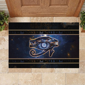Egypt Eye Of Ra Rubber Doormat Galaxy Zodiac Universe