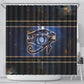 Egypt Eye Of Ra Shower Curtain Galaxy Zodiac Universe