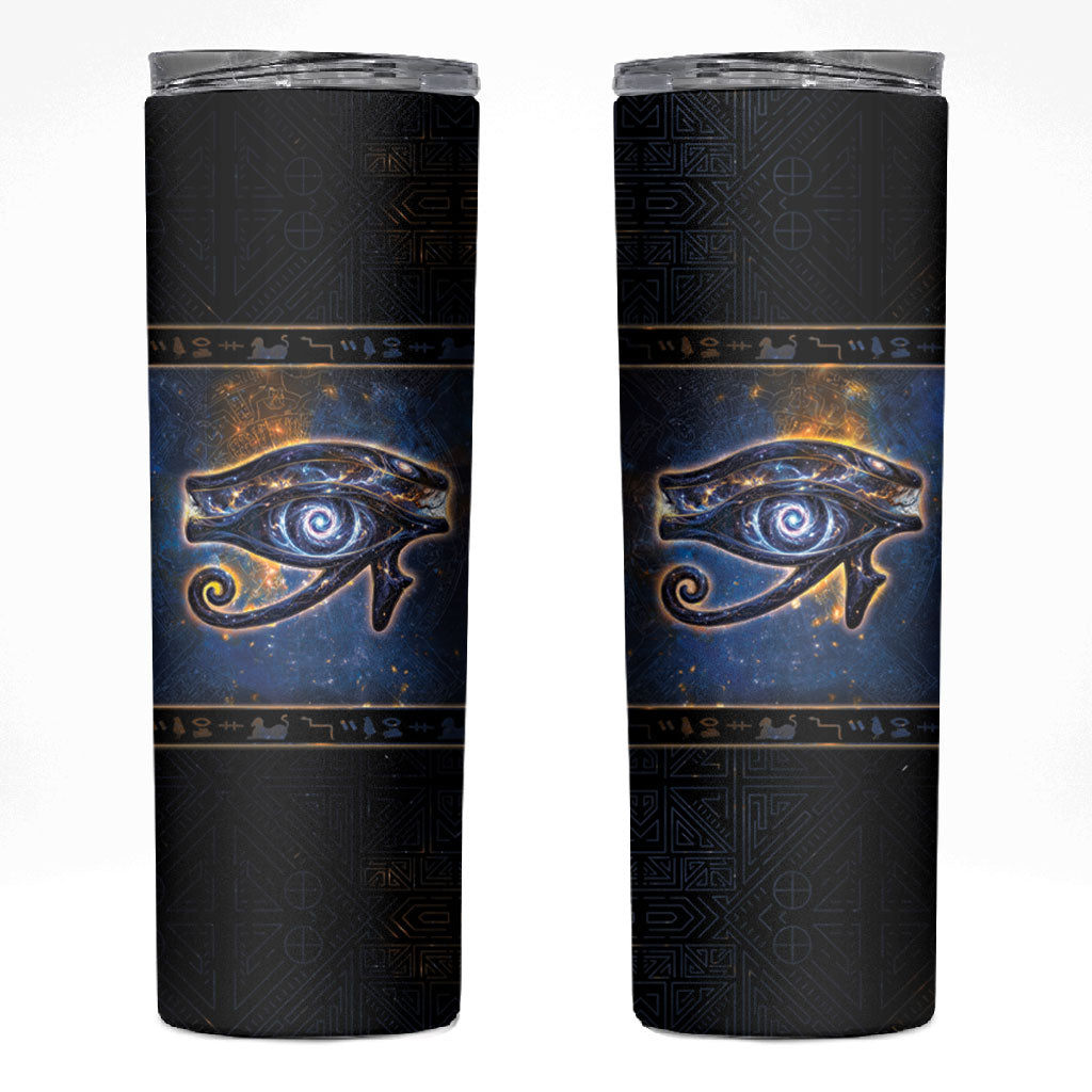 Egypt Eye Of Ra Skinny Tumbler Galaxy Zodiac Universe