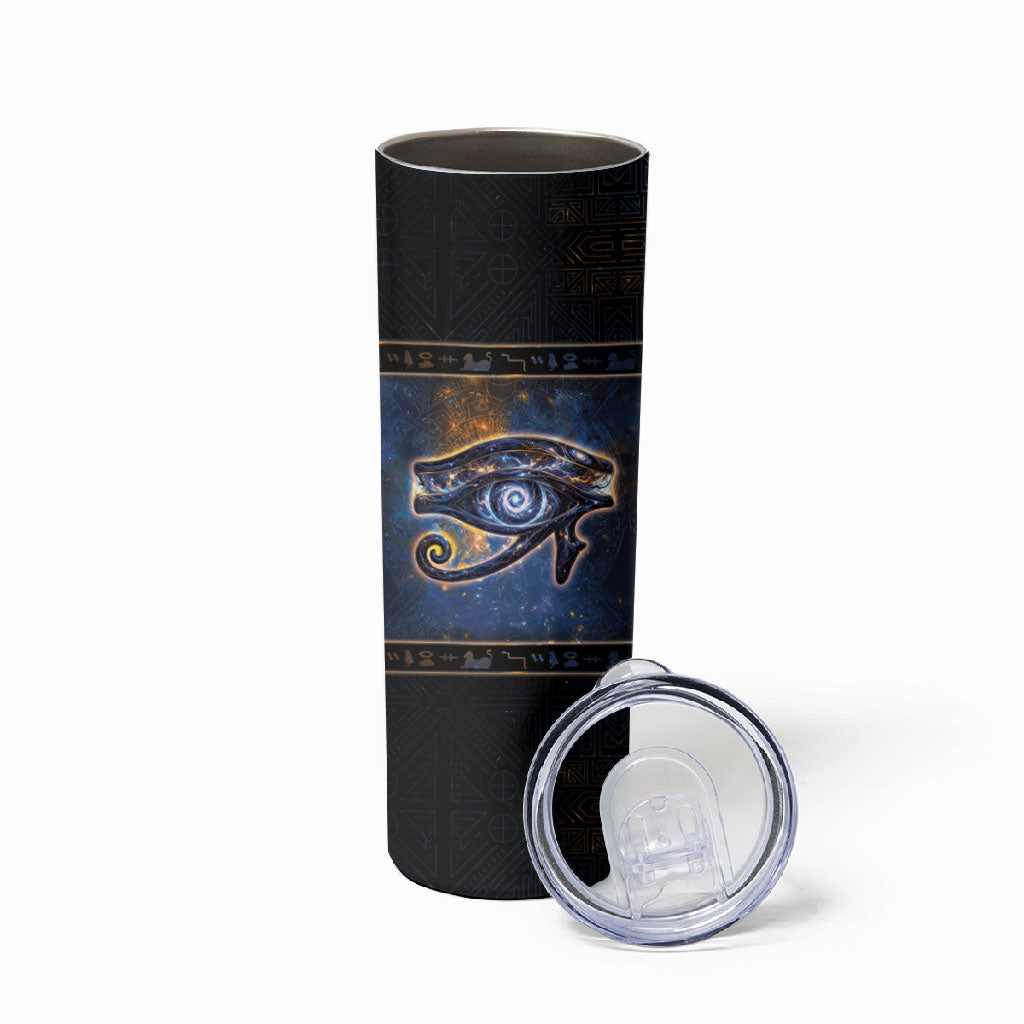 Egypt Eye Of Ra Skinny Tumbler Galaxy Zodiac Universe
