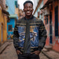 Egypt Eye Of Ra Sleeve Zip Bomber Jacket Galaxy Zodiac Universe