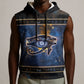 Egypt Eye Of Ra Sleeveless Hoodie Galaxy Zodiac Universe