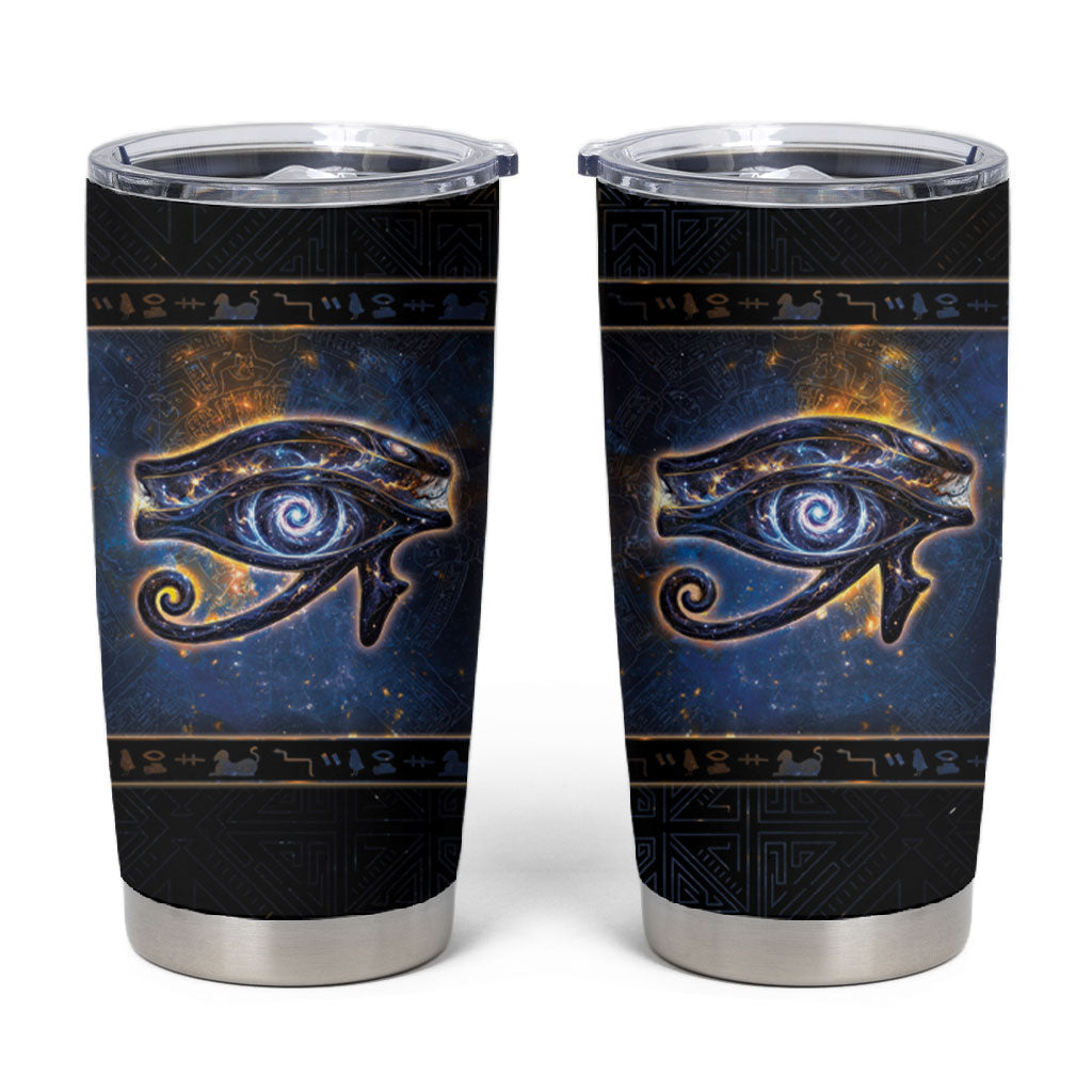 Egypt Eye Of Ra Tumbler Cup Galaxy Zodiac Universe