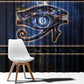 Egypt Eye Of Ra Window Curtain Galaxy Zodiac Universe